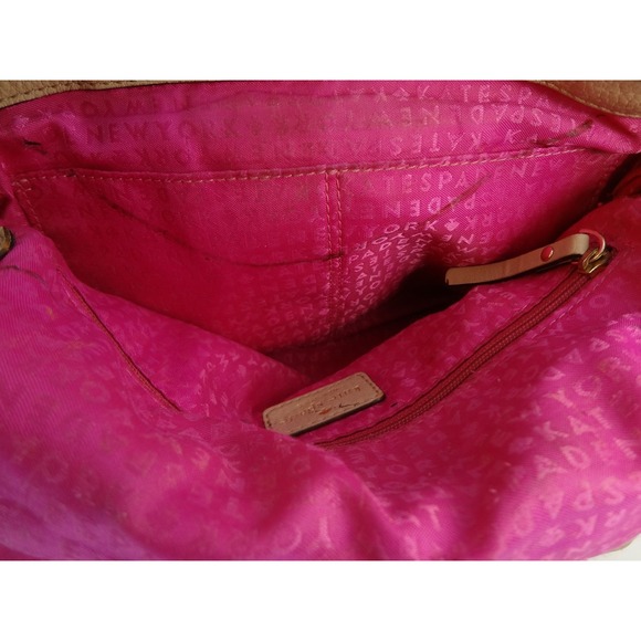 Kate Spade Highland Place Beige Pebble Leather Crossbody Shoulder Bag - Picture 10 of 10